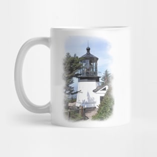 Cape Meares Lighthouse in Watercolor Mug